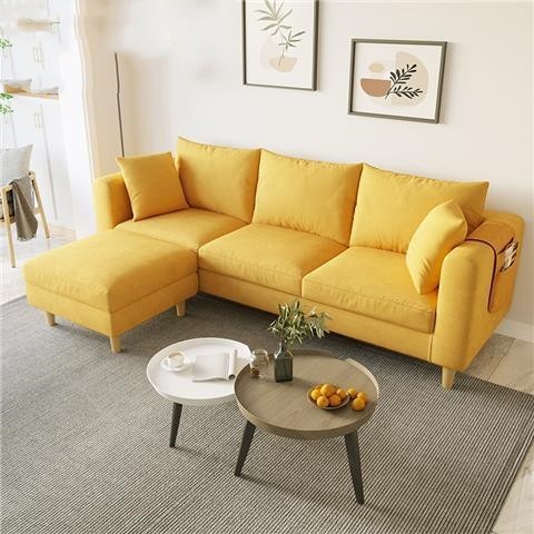 Living Room Bedroom Rental Nordic Simple Modern Cloth Art Net Red Latex Sofa