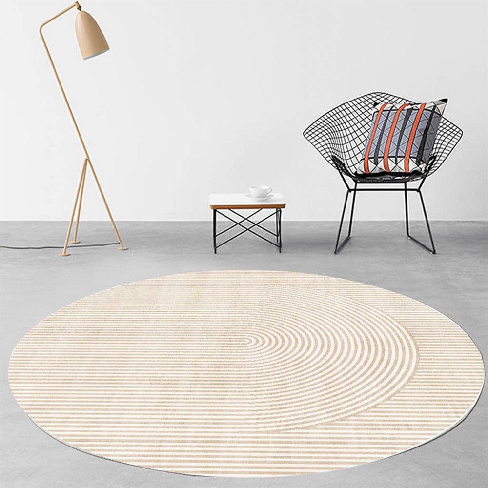 Modern Light Luxury Round Carpet Bedroom Living Room Sofa Leg Pads